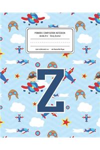 Primary Composition Notebook Grades K-2 Story Journal Z