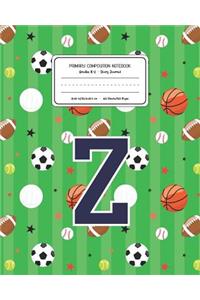 Primary Composition Notebook Grades K-2 Story Journal Z