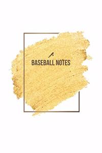 Baseball Notebook - Baseball Journal - Baseball Diary - Gift for Baseball Player