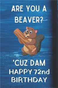 Are You A Beaver? 'Cuz Dam Happy 72nd Birthday