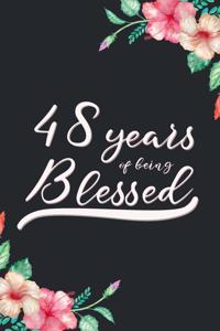 Blessed 48th Birthday Journal