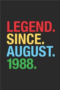 Legend Since August 1988