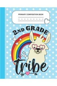 Primary Composition Book - 2nd Grade Tribe: Second Grade Level K-2 Learn To Draw and Write Journal With Drawing Space for Creative Pictures and Dotted MidLine for Handwriting Practice Notebook