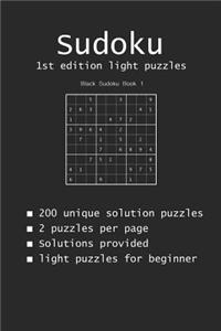 Black Sudoku Book 1