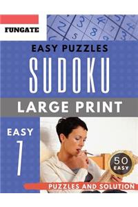 Easy Puzzles Sudoku Large Print