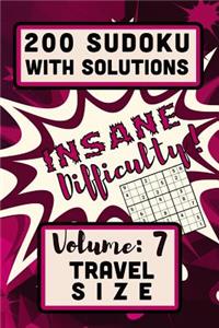 200 Sudoku with Solutions - Insane Difficulty!