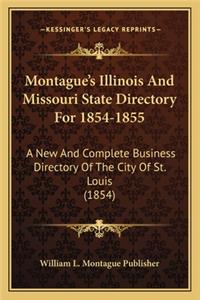 Montague's Illinois and Missouri State Directory for 1854-1855