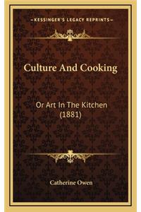 Culture and Cooking