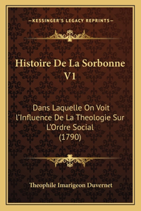 Histoire De La Sorbonne V1