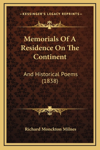 Memorials Of A Residence On The Continent