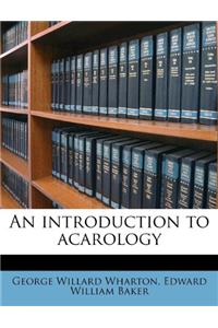 An Introduction to Acarology