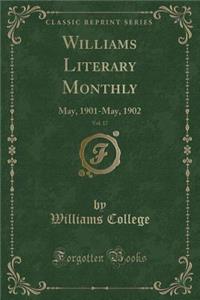 Williams Literary Monthly, Vol. 17