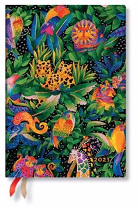 2023 Jungle Song 12-Month Flexis MIDI 176 Pg Horizontal Week-At-A-Time Whimsical Creations