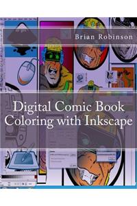 Digital Comic Book Coloring with Inkscape