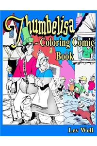 Thumbelisa - Coloring Comic Book