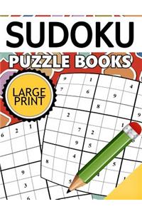 Sudoku Puzzle Books LARGE Print
