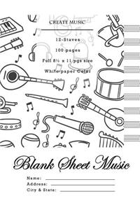 Blank Sheet Music