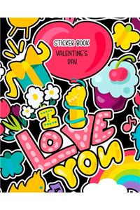 Sticker Book Valentines Day