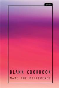 Blank Cookbook