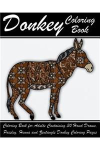 Donkey Coloring Book