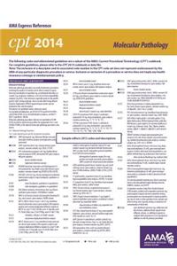 CPT 2014 Express Reference: Molecular Pathology