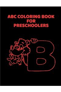 ABC Coloring Book For Preschoolers