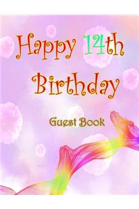 Happy 14th Birthday Guest Book