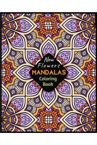New Flowers MANDALAS Coloring Book