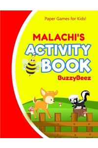 Malachi's Activity Book