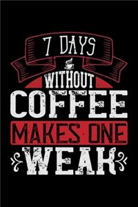 7 Days Without Coffee Makes One Weak