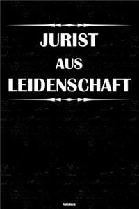 Jurist aus Leidenschaft Notizbuch