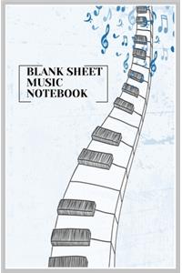 Blank Sheet Music Notebook / Notebook for Musicians /Composition Books Gifts