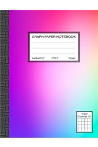 Quad Ruled Graph Paper Notebook, 4x4 Quad