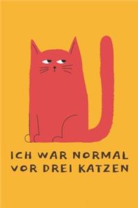 Ich war normal vor drei Katzen