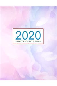 2020 Planner Weekly & Monthly 8.5x11 Inch