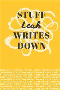 Stuff Leah Writes Down