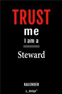 Kalender für Stewards / Steward / Flugbegleiter / Flugbegleiterin