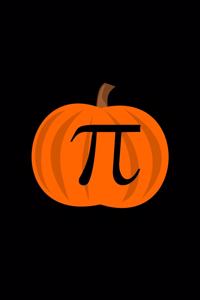 Fun Math Pumpkin Pie Pi Pun Notebook