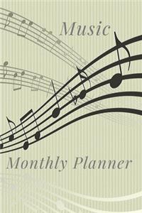 Music Monthly Planner