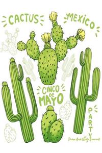 Cactus Mexico Cinco de Mayo Draw and Write Journal