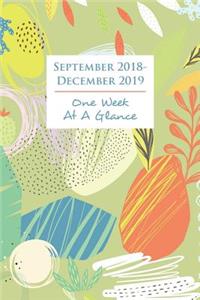 September 2018 - December 2019 One Week At A Glance
