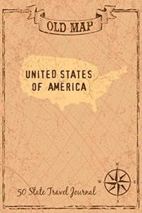 50 States Travel Journal United States of America