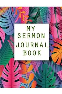 My Sermon Journal Book