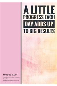 My Food Diary - Compatible With Weight Watchers - A Little Progress Ea