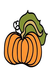 Fall Pumpkin School Composition Book 130 Pages