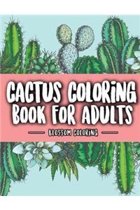 Cactus Coloring Book for Adults