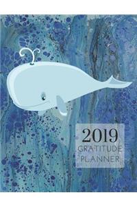 2019 Whales Gratitude Journal Daily Planner