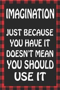 Imagination Just Because You Have It Doesn't Mean You Should Use It