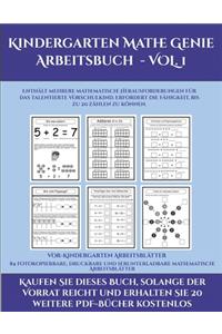 Vor-Kindergarten Arbeitsblätter (Kindergarten Mathe Genie Arbeitsbuch - VOL. 1)