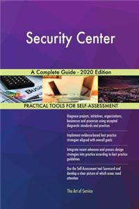 Security Center A Complete Guide - 2020 Edition
